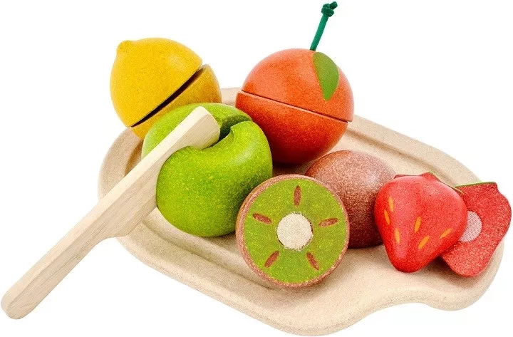 PlanToys Wooden Cuttable Fruit Set