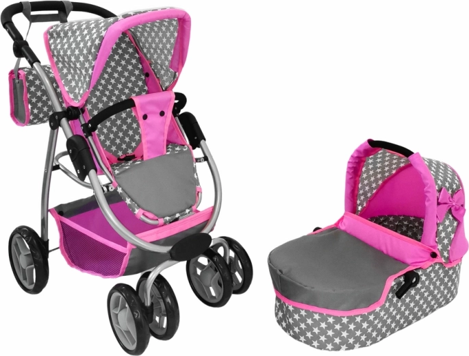 2-in-1 stroller with removable carrycot
