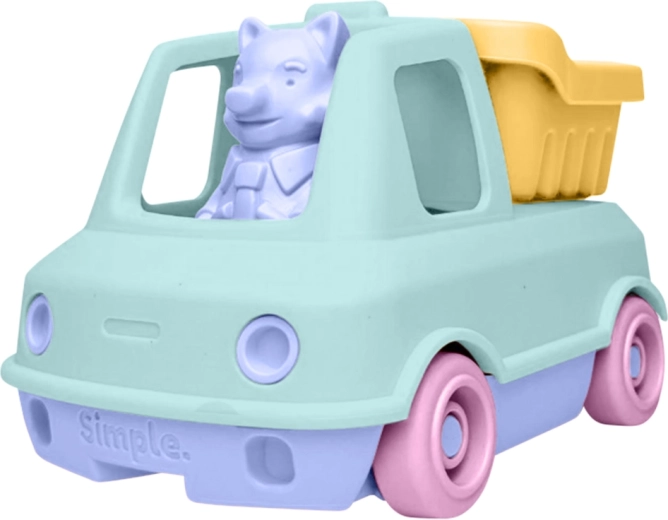 Simple. mint dump truck for sand and water for kids