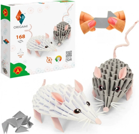 Alexander kūrybinis rinkinys Origami 3D – pelytės