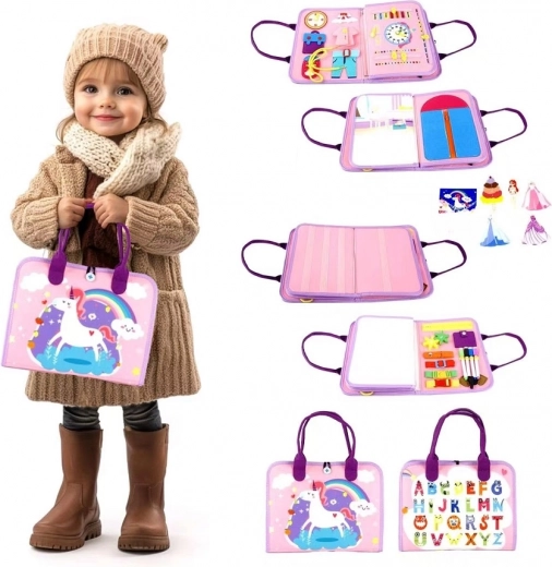 Sensorinė užimtumo knyga „Vienaragis“ 2Kids Toys