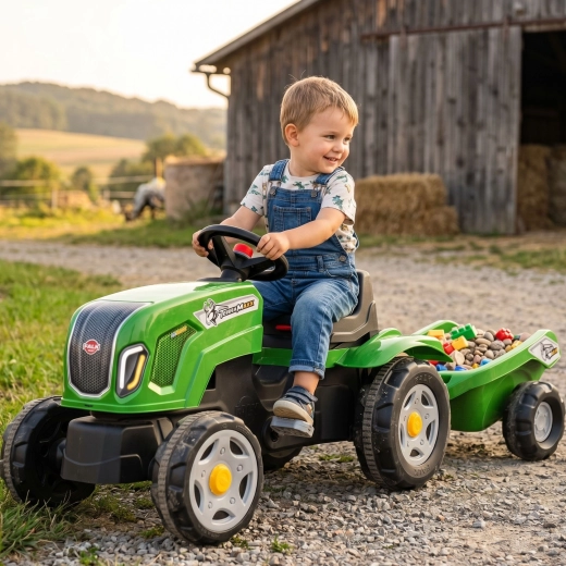 A trailer for toys and garden treasures