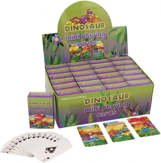 Mini Playing Cards Dinosaurs (54 cards)