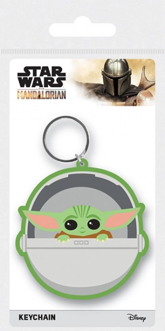 Guminis raktų pakabukas Mandalorian STAR WARS