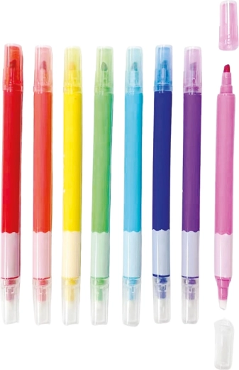 CreaFun spalvą keičiantys flomasteriai, 8 spalvų rinkinys