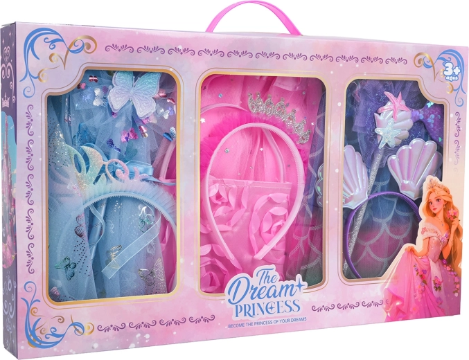 Princess Skirt and Accessories Set 3-in-1