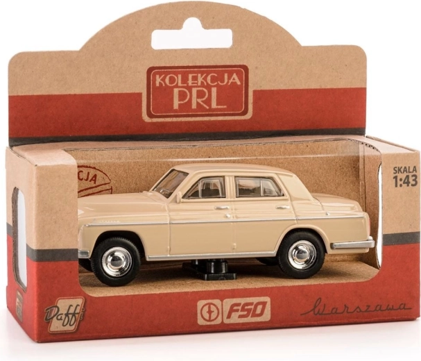 PRL Car Model Warszawa 223 - Beige