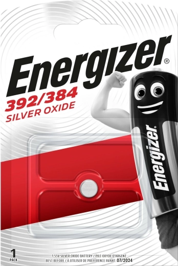 Laikrodžio baterija ENERGIZER 392/384 1,55 V, 41 mAh