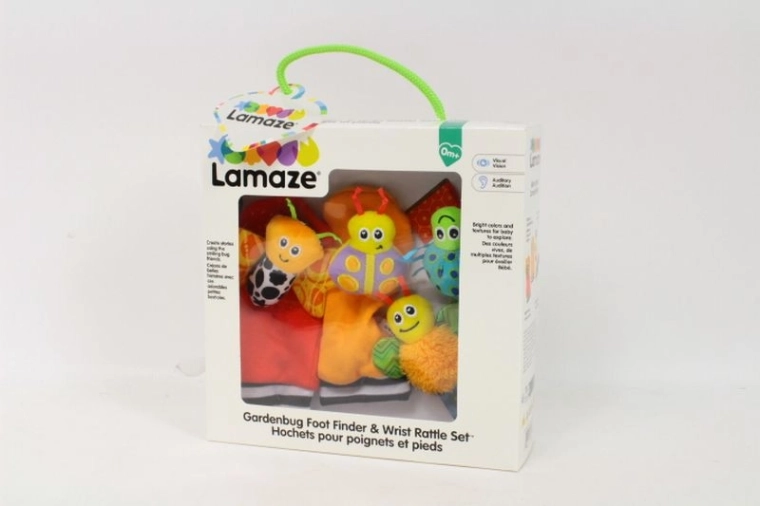 TOMY Lamaze Wrist and Ankle Rattles (Sock and Wristband Set)