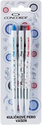 CONCORDE Passion Ballpoint Pen, 3 pcs
