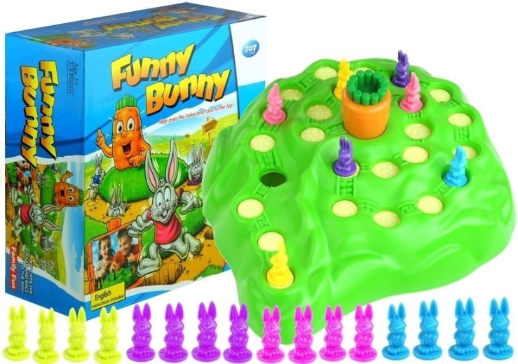 Šeimos žaidimas FUNNY BUNNY – lenktynės dėl morkos