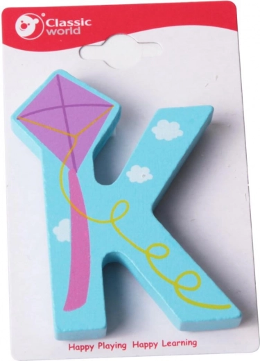 Wooden Letter K CLASSIC WORLD