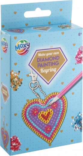Grafix diamond painting – heart pendant