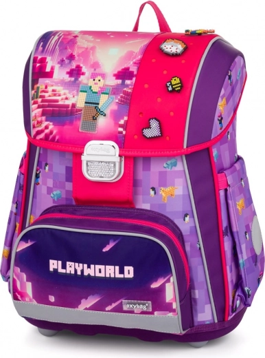 Aukščiausios kokybės mokyklinė kuprinė „Playworld Girl“