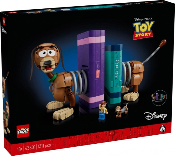 LEGO Disney Pixar „Toy Story“ Slinky Dog – knygų atramos