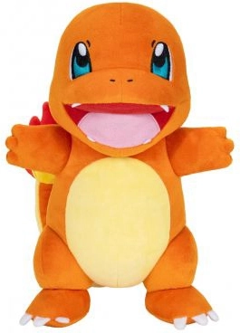 Interaktyvus pliušinis žaislas Charmander su ugnies efektais