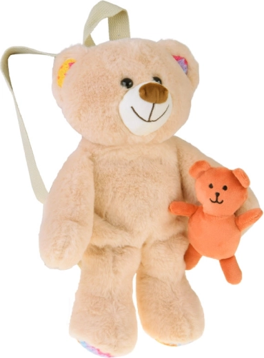 Žaismingas meškučio dizainas su mažu draugu