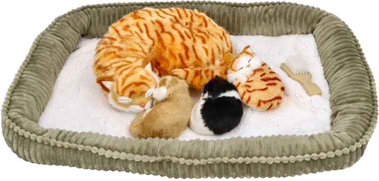 Kačių šeimynėlė su kate ir 3 kačiukais Perfect Petzzz