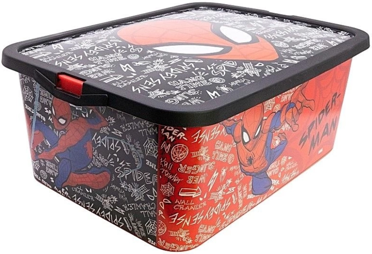 Stor storage box with clip-on lid Spider-Man - 1 piece
