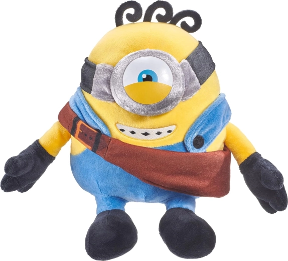 Pliušinis minionas Džeimsas su taše 22 cm Simba
