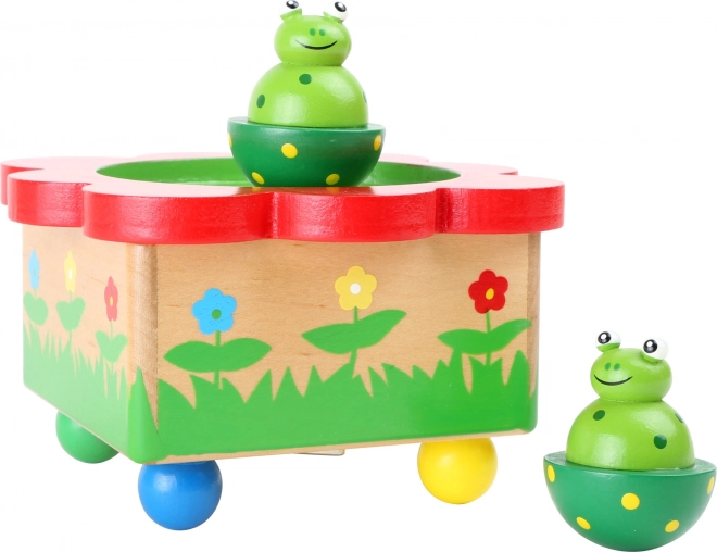 Small foot medinė muzikinė dėžutė „Varlytė“