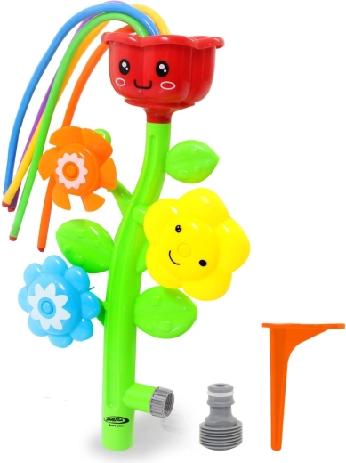 Rotating flowers for changing fun