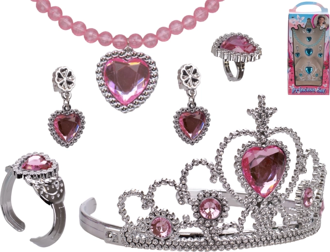 Vaikiškas grožio rinkinys princesei 6 vnt.