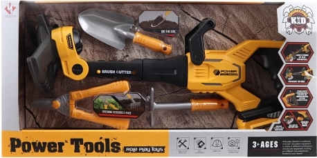 Kids’ Battery-Powered Trimmer – Set with Gardening Scissors and Trowel