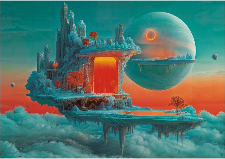 Educa Puzzle Planet of Fire and Ice 1000 Pieces