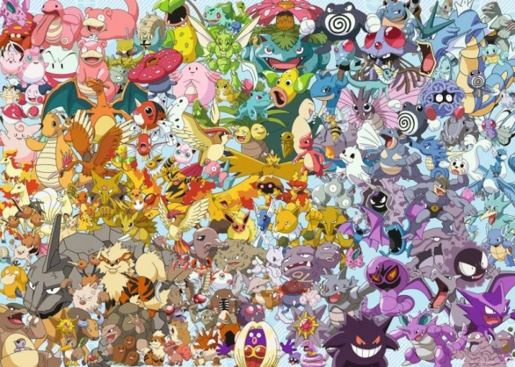 1000 dalių dėlionė POKEMON challenge – RAVENSBURGER