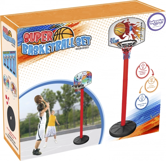 Complete basketball set in the box