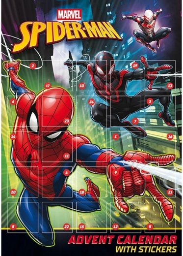 Advento kalendorius su lipdukais Spider-Man