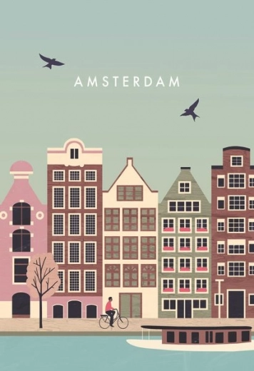 Dėlionė Amsterdamas 99 detalių nuo Ravensburger