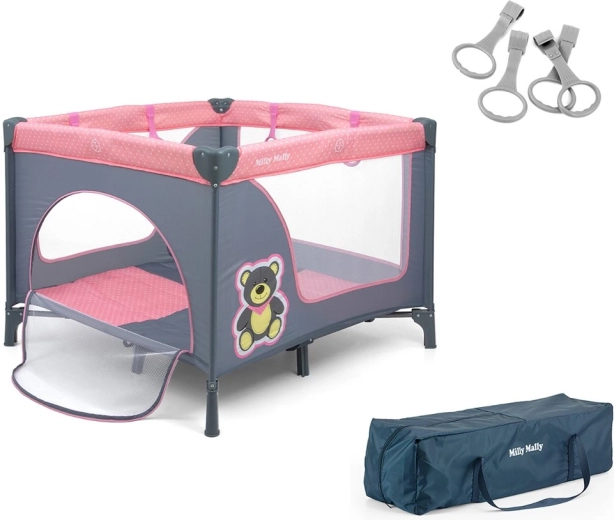 Quick folding like a travel cot