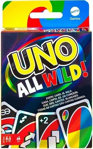 Mattel Uno All Wild – kortų žaidimas