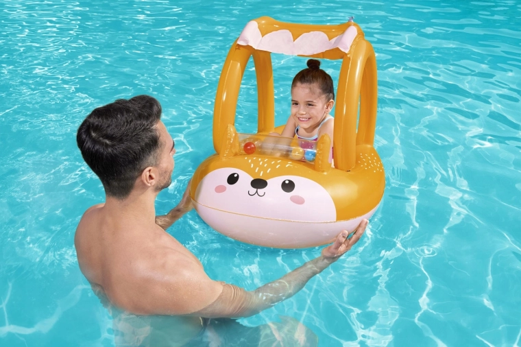Comfortable inflatable bottom
