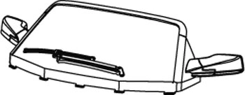 Windshield for children's electric ride-on Lamborghini Murciélago Jamara