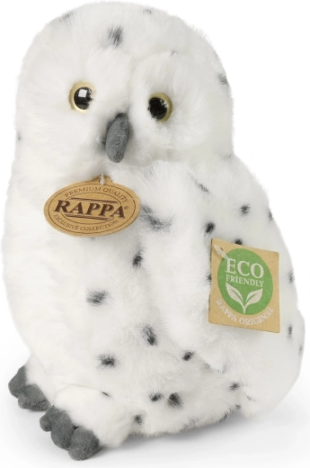 Rappa plush snowy owl 19 cm eco-friendly