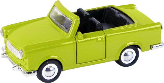 Metal TRABANT Convertible Model 1:32 with Pull‑Back Motor