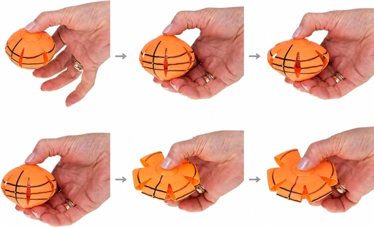 Squeeze it and it pops back into shape