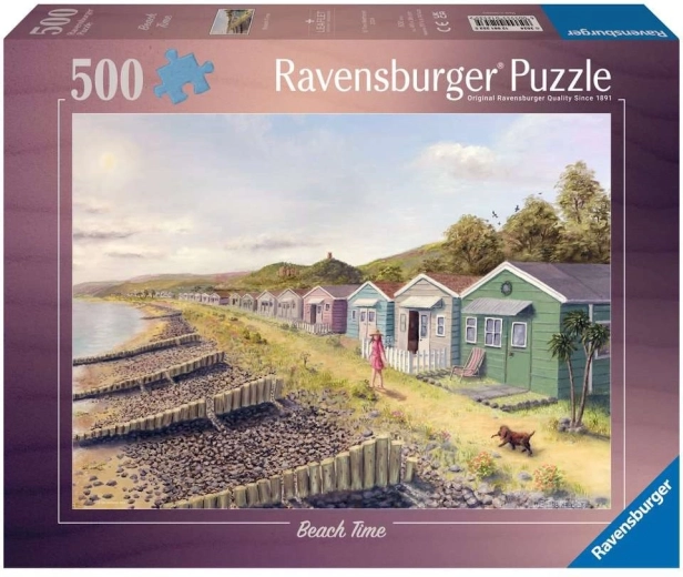 Ravensburger dėlionė „Laikas paplūdimyje“ 500 detalių