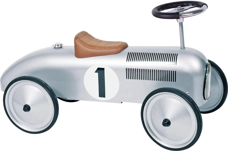 Metal construction and rubber wheels