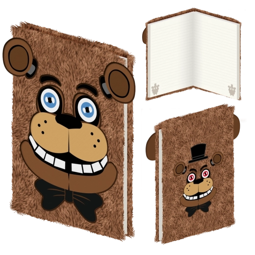 Five Nights At Freddy's A5 Plush Notebook Freddy