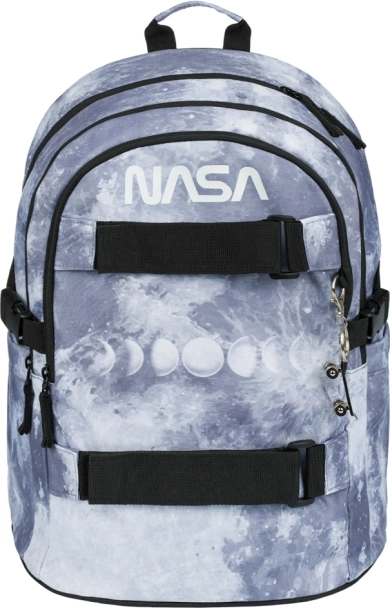 Mokyklinė kuprinė BAAGL Skate NASA Grey