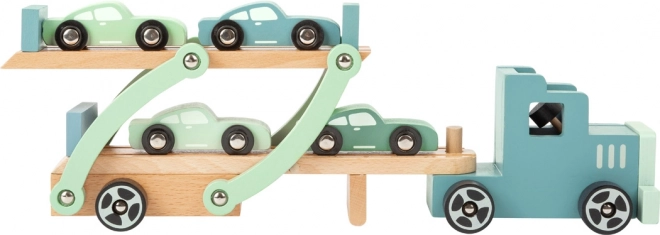 Medinis sunkvežimis su automobilių priekaba Chicago – small foot