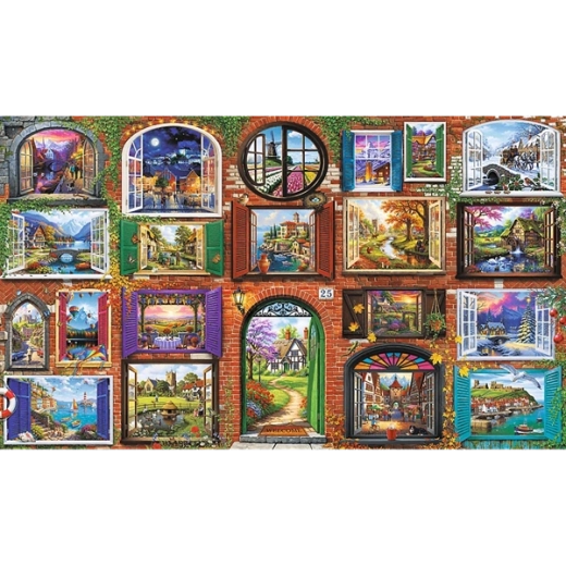 A motif full of windows, details and colors