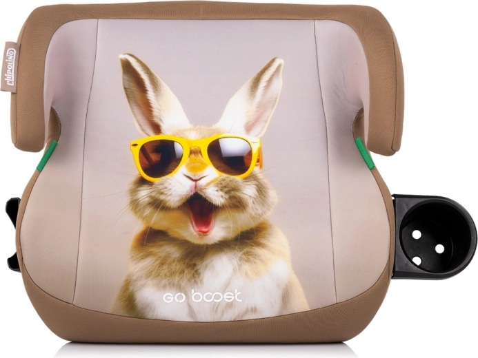 Automobilinė sėdynės paaukštinimo pagalvėlė i-Size 125–150 cm Chipolino Go Boost Rabbit