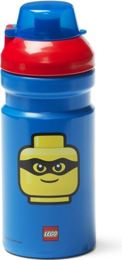 Lego Iconic vaikiškas gėrimo buteliukas raudonai-mėlynas 390 ml
