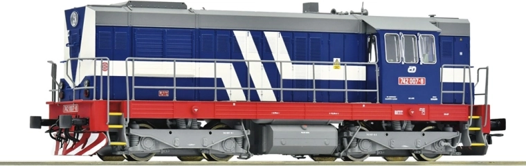 Roco ČD 742 “Kocour” diesel locomotive H0