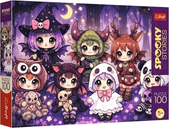 Dėlionė SpookyStories: leśna drużyna czarów (100 dalių)